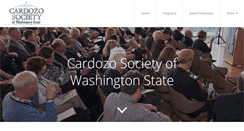 Desktop Screenshot of cardozowashington.org